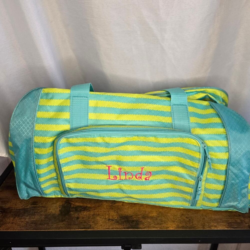 Thirty-One Pro Duffle Sweet Spots Rare Huge Duffle Bag w/ Shoe Pocket (Linda)